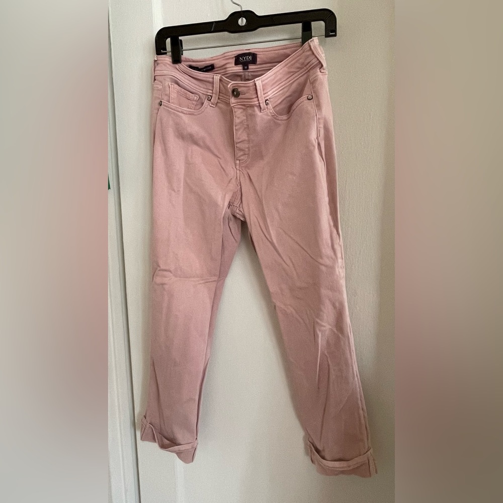 Light pink NYDJ jeans. size 10.